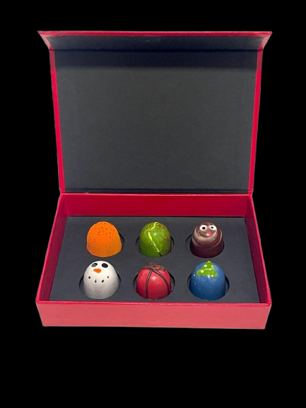 Caja Intensa Navidad – 6 Bombones